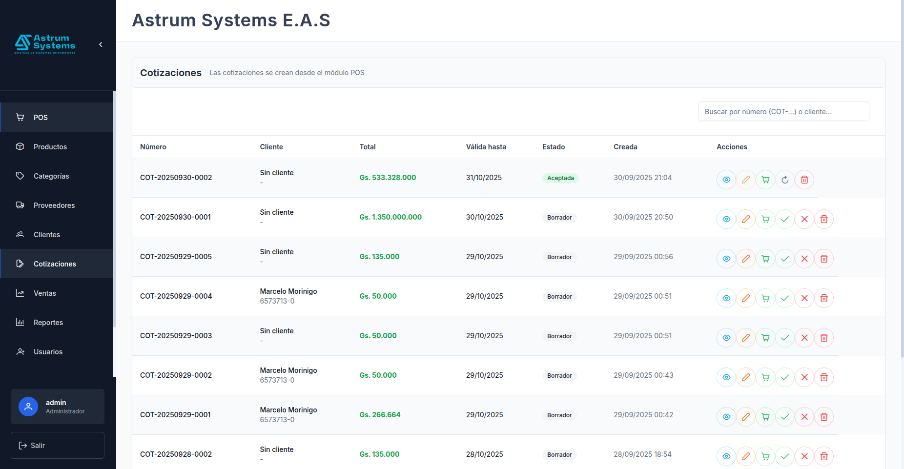 Astrum POS Screenshot 3